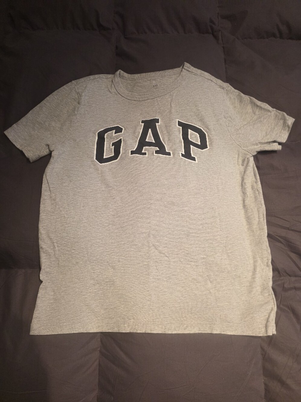 GAP Gray Logo Short-Sleeve Tee (Sz 10-12)